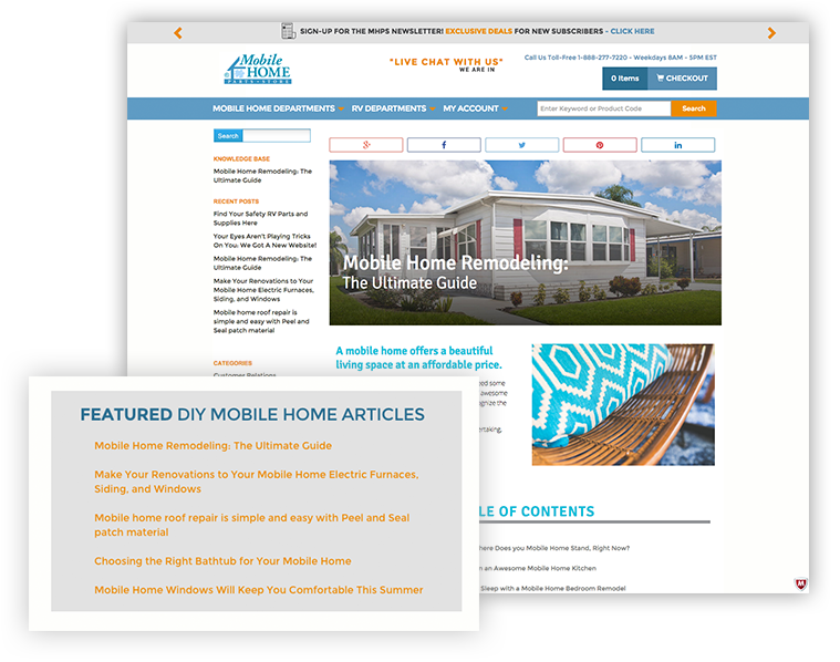 Featured DIY Mobile Home Articles