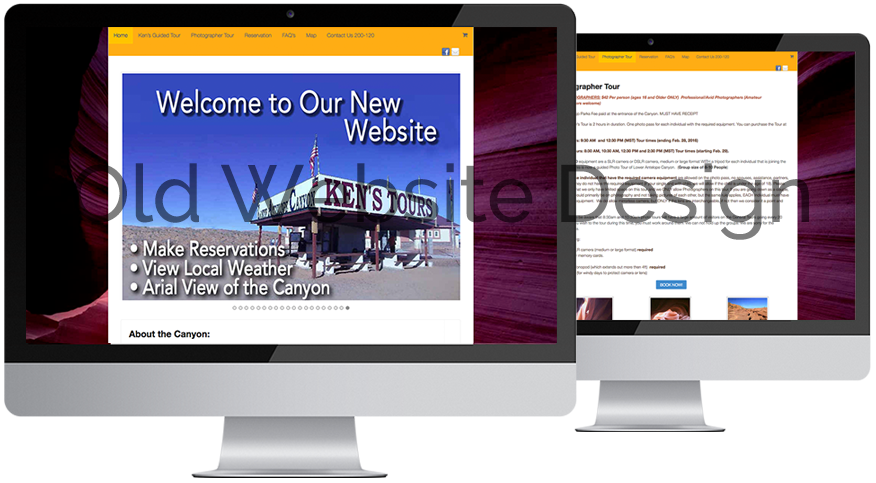 Lower Antelope: Old Website Design