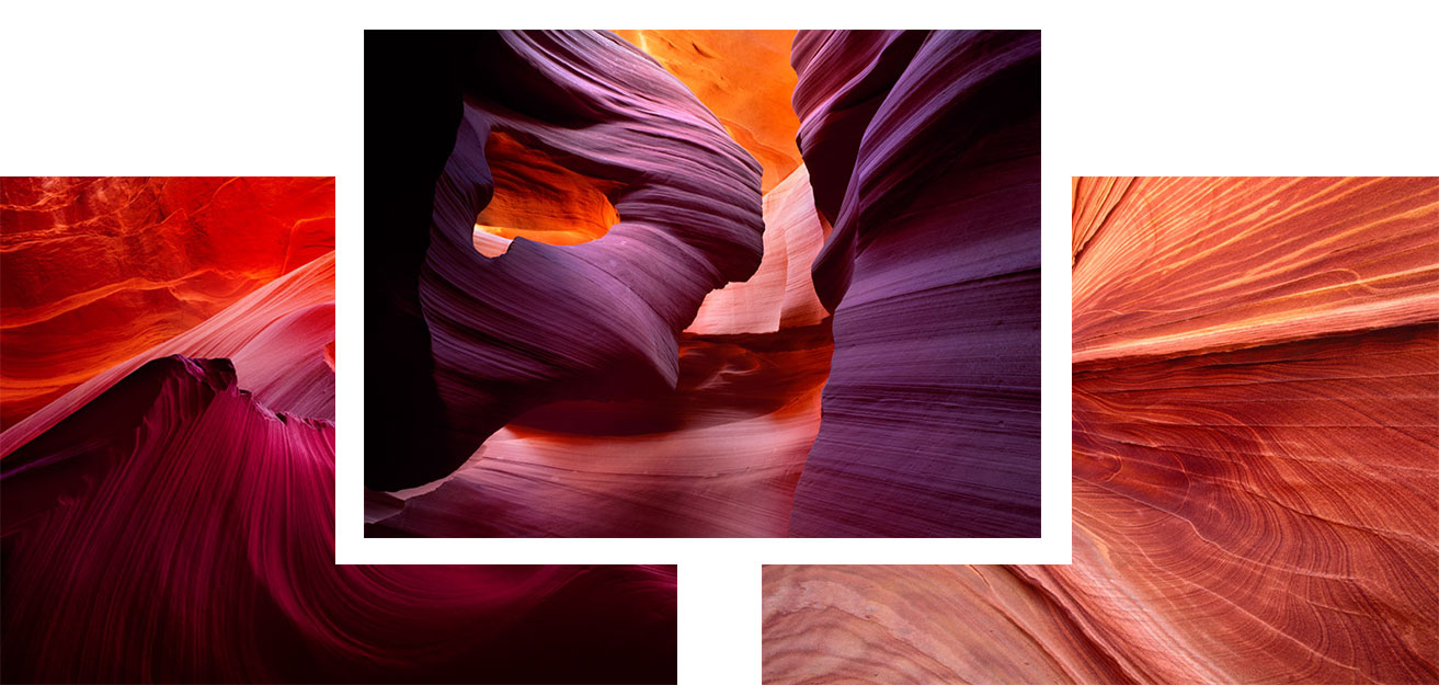 Stunning photography: The core of Lower Antelope’s look and feel