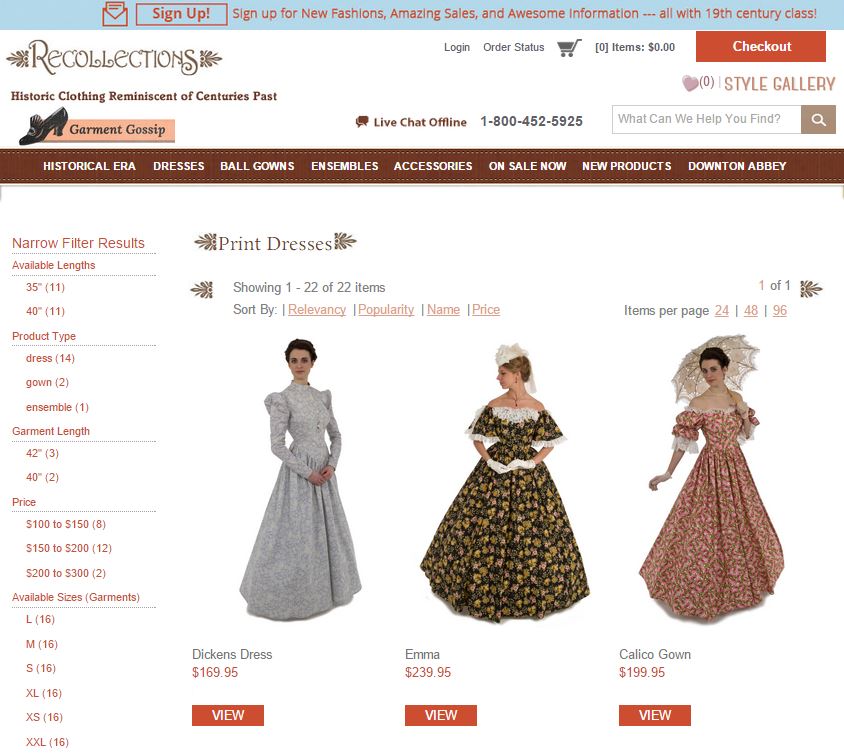 Recollections does a great job making their website easy to navigate and to find their products.