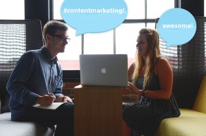 A Man And Woman Talking