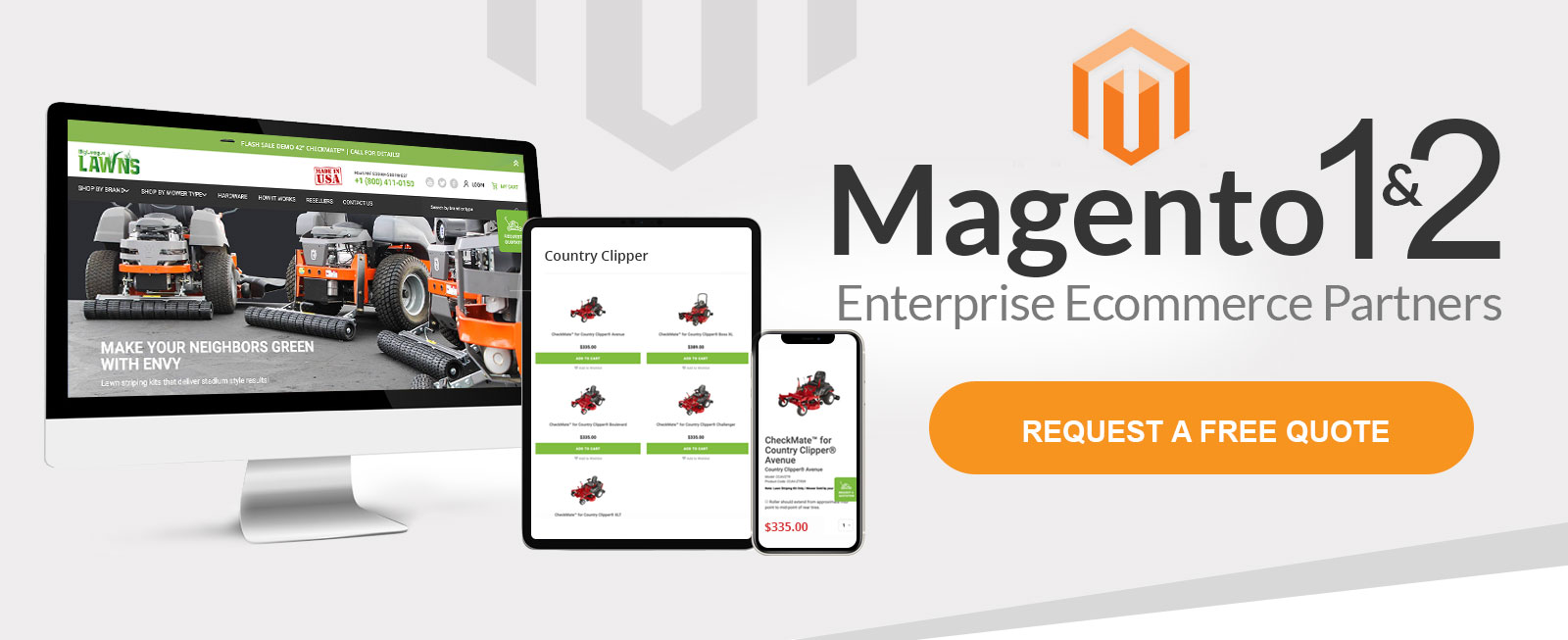 Magento 1&2 Enterprise Ecommerce Partners. Request a free quote!