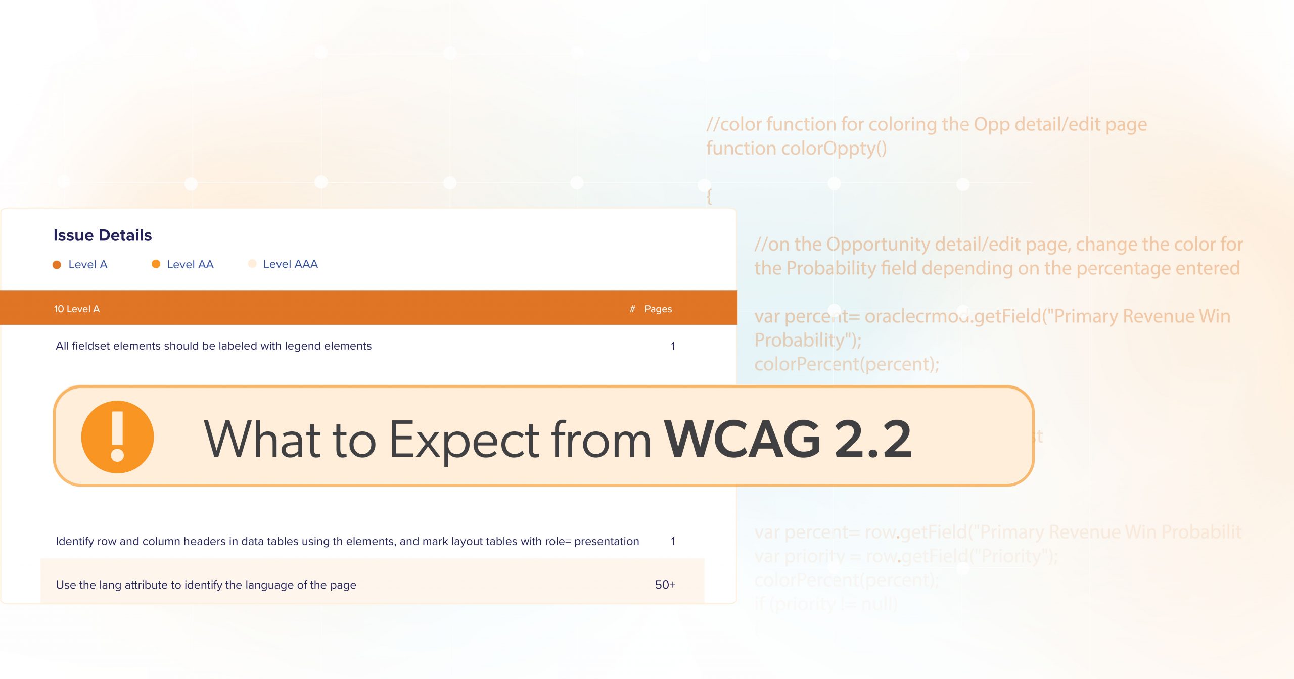 What to Expect from WCAG 2.2